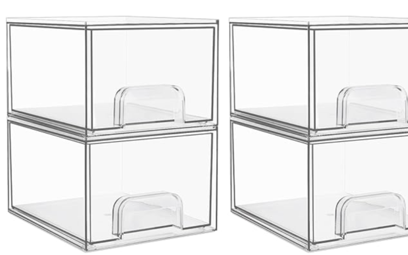 Clear Stackable Organizers